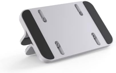 JOKItech Aluminum Laptop Stand, Sturdy and Adjustable, Compatible with Apple MacBook Pro/Air, Mac Mini, iPad Pro, Silver