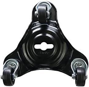Move-It 9299 6-Inch Steel Tri-Dolly, 200-lb Load Capacity