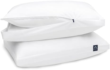 ACCURATEX Fluffy King Pillow Cover, Revive Old Flat Pillows, Cotton