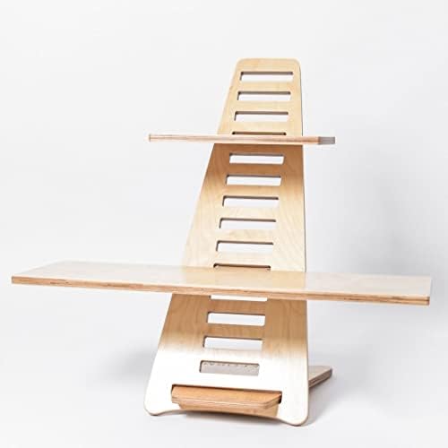 Sleekform Saint John Standing Desk Converter, Adjustable Height Sit-Stand