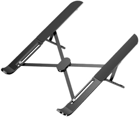 Space Saving Foldable Computer Stand with Enhances Ventilation for 17.3Inch Laptops and Tablets Foldable Laptop Stand