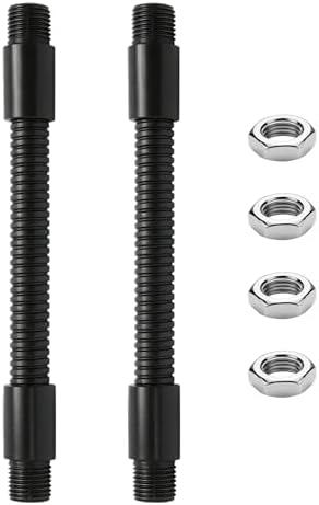 2PCS 3.9" Gooseneck Tubing Flexible 5/16" Male thread Alloy Metal Arm