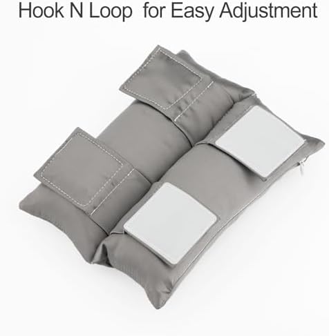 Satin Neck Pad Strap Cushion for Arm Sling Pillow Comfort Support Padding Rotator Cuff Replacemet Surgery Elbow Brace Carry Padded Cover Broken Wrist Hand Injury, Dark Gray