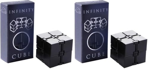 Infinity Cube Fidget Toys for Kids, Adults Anxiety Relief Items Fidget Cube (Pack of 2)
