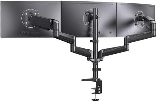 ErGear Triple Monitor Stand Fits Three 17–32 inch Monitors