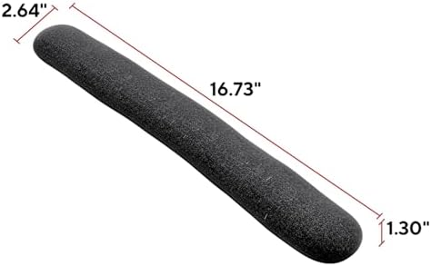 Staples TECH Beaded Keyboard Wrist Rest, Ergonomic, Black/Gray