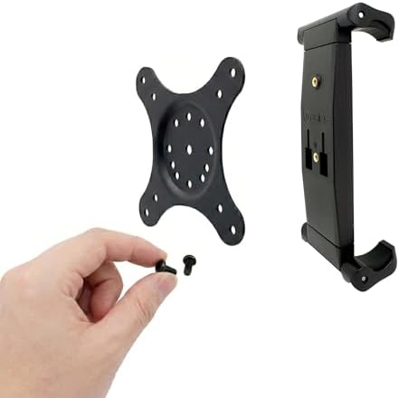 Lycan Universal Holder POS Mount Adapter for Tablet, Smartphone & Portable LCD Monitor & Device up to 0.7" inch Thick, VESA 75x75 100x100 mounting (iPad | iPhone | Galaxy Tab | Pixel)