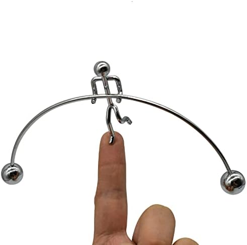 Maydahui Balance Physics Toy Desk Kinetic Weightlifter Steel Man