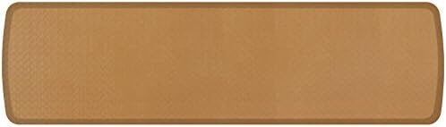 GelPro Elite Premier Gel & Foam Anti-Fatigue Kitchen Floor Comfort Mat, 20" x 72", Basketweave Khaki