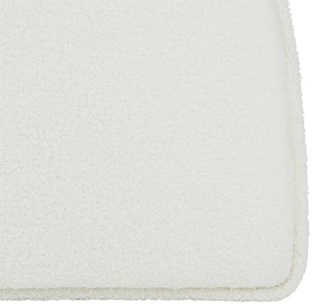 Klear Vu Raindrop The Gripper Non Slip Chair Cushions, Soft & Comfortable Seat Pad, Sitting Pillow for Kitchen, Dining or Office, 8 Count (Pack of 1), Fleece White