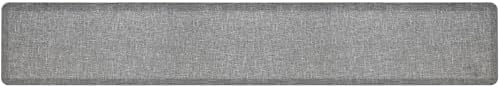 Anti Slip 7/8 inchs Anti Fatigue Kitchen Floor Mat, Ergonomic Comfort Standing Mat, Waterproof Kitchen Runner for Home, Kitchen, Office, Laundry, Garage (Light Gray, 17.3" x 95" -0.87")