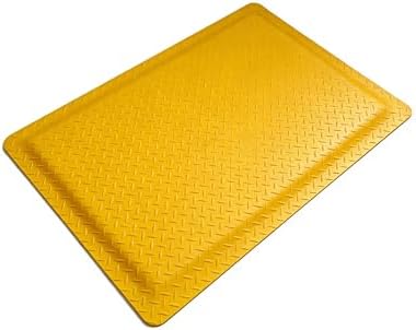 Anti Fatigue Mat Anti Static Rubber Work Mat Anti Slip Comfort Standing Mat Industrial Kitchen Floor Mat 20mm Thick(F,90x60 cm)
