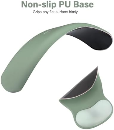 MOSISO Wrist Rest Support for Mouse Pad&Keyboard Set, Green