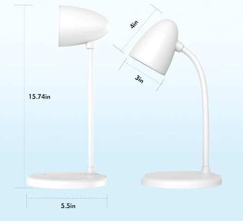 New LED Desk Lamp for Home Office,3 Colors Dimmable Table Lamp