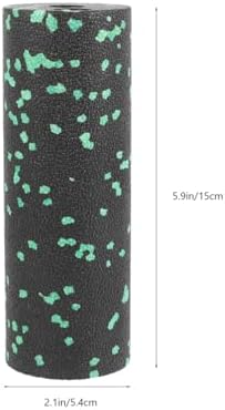 Toddmomy Roller Mini Muscle Roller for Legs Back and Full Body Massage 5.90 X 2.12 X 2.12 in Compact Travel Foam for Yoga Training Balance and Post-Workout Recovery