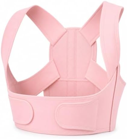 Posture Vest Back Brace Corrector for Women, Medium Adjustable Upper Back Support Brace, Low Profile Shoulder Straightener Under Clothes for Office Daily Wear and Slouching Reminder