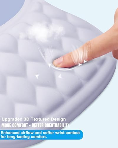 Ergonomic Mouse Pad with Sloped Memory Foam Wrist Rest