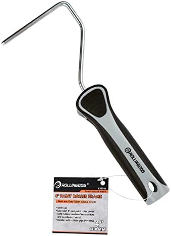 ROLLINGDOG 4 Inch Paint Roller Frame with Single Rod