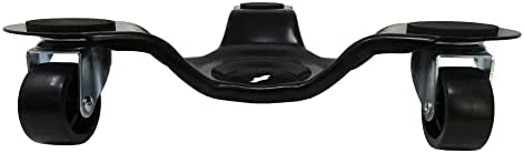 Shepherd Hardware Move-It 9442 12-Inch Steel Tri-Dolly, 300-lb Load Capacity, 12 Inch, Black (Pack of 2)