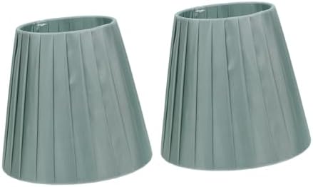 Xmas 2pcs Cloth Art Lamp Shades for Table Light Cover