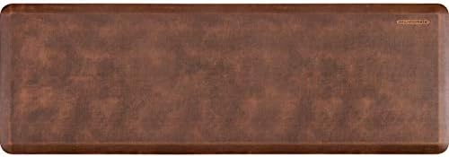 WellnessMats Linen Collection Anti-Fatigue Floor Mat, Polyurethane – Ergonomic Support Pad for Home, Kitchen, Garage, Office Standing Desk – Water Resistant - Made in USA