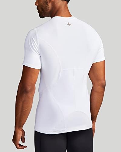 Tommie Copper Men's Lower Back Support Compression Shirts with Lower Back Pain Relief, Lower Back Support for Men