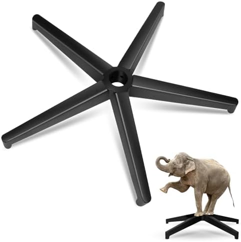 Omyoffice Office Chair Replacement Base, 28" Heavy Duty 2200LBS, Metal