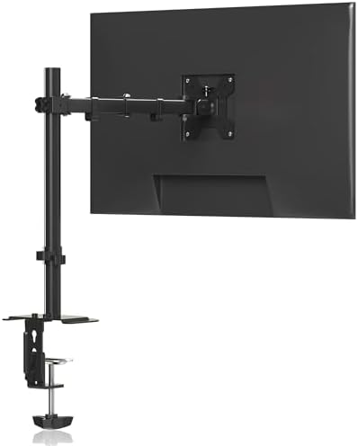 Pholiten Single Monitor Stand Desk Mount for 13-32 Inch
