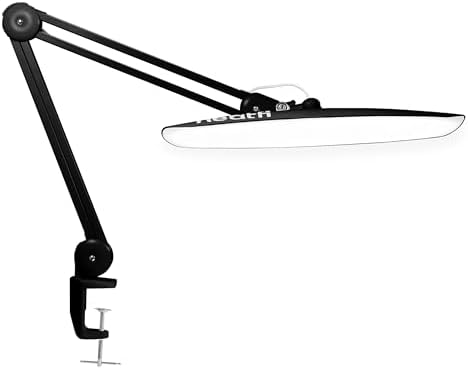 Neatfi LED Desk Lamp, 2200 Lumens, 24W, 20-Inch Wide Head (Black)