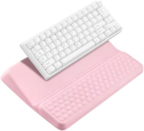 Keyboard Stand with Wrist Rest，Ergonomic Keyboard Riser Holder Lifter Tray
