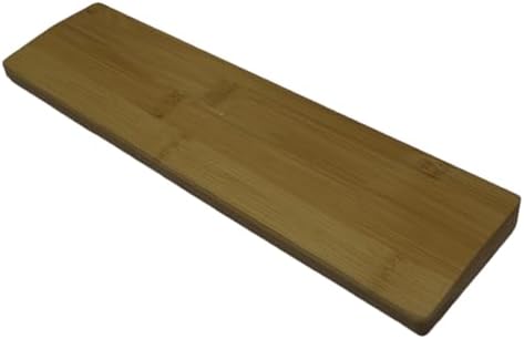 Kothar Wooden/Bamboo Keyboard Wrist Rest - Ergonomic Design, Comfortable Support for Mechanical Keyboards, Office & Gaming Use (Compact, Natural)