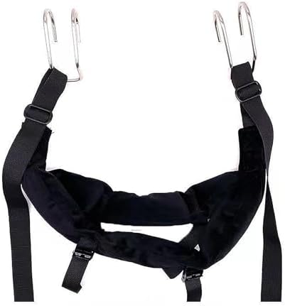 Cervical Neck Traction Device for Horizontal Bar Home Use, Neck Stretcher Traction Harness with Hook for Neck Pain Relief, Neck Traction Device for Home Use to Relieve Neck Pain