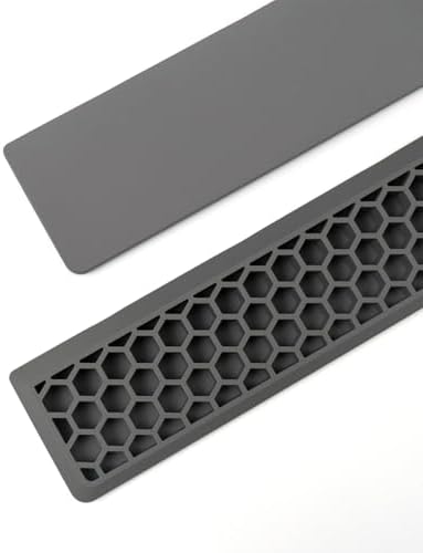 Sumgsn Grey Keyboard Wrist Rest, Gel Wrist Pad for Keyboard 60%/68%/70%