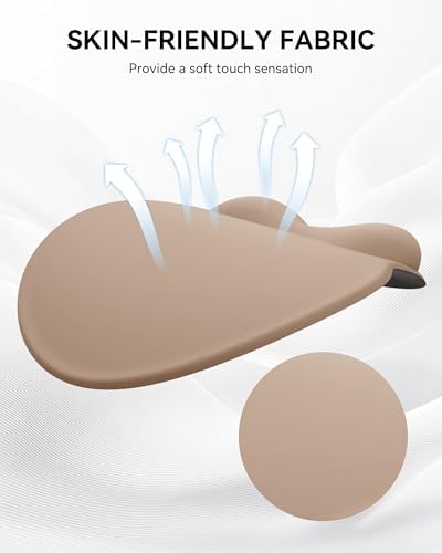 Mouse Pad with Wrist Rest for Desktop Large Ergonomic Mouse Mat(Coffee)