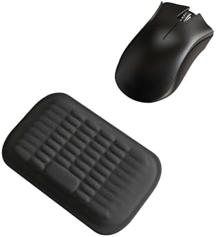 MEKASS Ergonomic Mouse Wrist Rest, Premium Memory Foam Mouse Wrist Pad Support Relieve Wrist Pain for Long Hours of Work, Gaming (Classic Black