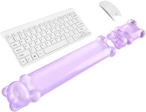 Gel Keyboard and Mouse Wrist Rest Set,Clear Wrist Pad for Computer Keyboard