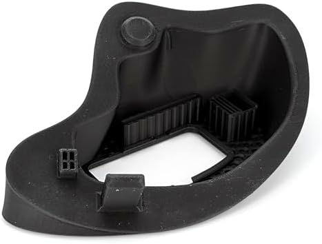 Ergonomic Base/Stand Adjustment, Base Riser Compatible with Logitech Ergo M575 (White and Black) (Black)