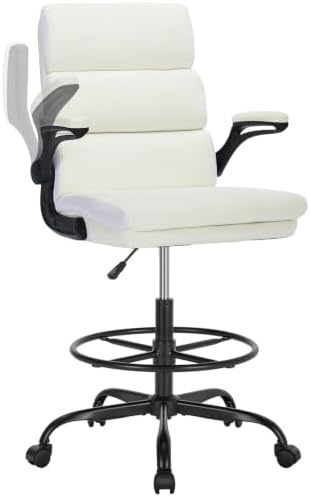 amseatec Drafting Chair, Tall Office Chair with Footrest for Standing Desk
