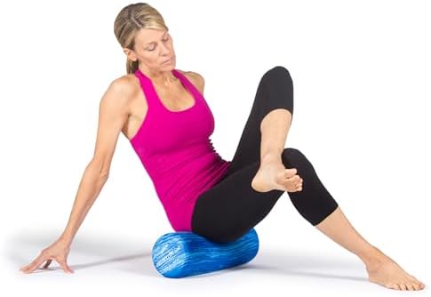 OPTP PRO-Roller Soft Density Foam Roller – Round, Short Blue, 18" x 6"