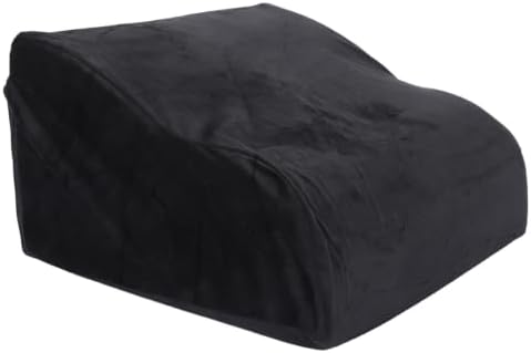 Black Under Desk Foot Stool with Slow Rebound Sponge Support