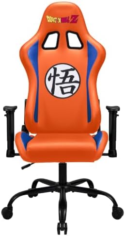 DBZ Dragon Ball Z - Official Ergonomic Gamer Chair Adjustable Back and Armrests - Officially licensed adult gaming chair (PS5////)
