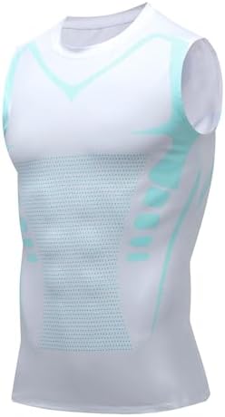 Compression Shirt Men Slimming Body Shaper Vest Crewneck Workout Tank Top