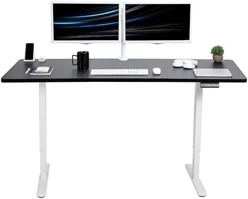 VIVO Black 71 x 30 in Standing Desk, DESK-KIT-E2W7B
