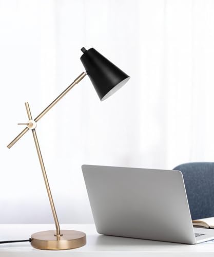 HarvestLand HaloBar Black Mordern Desk Lamp Reading Lamp for Home Office