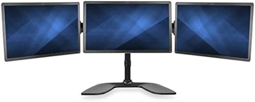 StarTech Triple Monitor Stand 13in to 27in, VESA, Black (ARMBARTRIO2)