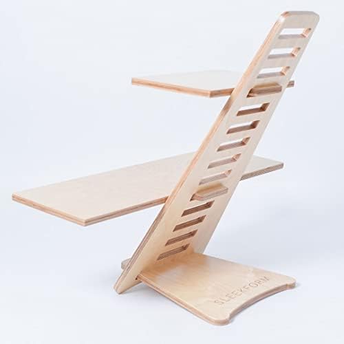 Sleekform Saint John Standing Desk Converter, Adjustable Height Sit-Stand