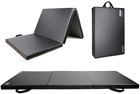 RitFit Upgraded Folding Exercise Mat, 2 Inch Thick Gymnastics Mat
