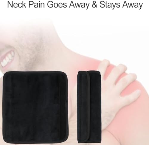 Cushioned Arm Sling Padding for Neck Slim Sling Pad Neck Strap Cushion Comfort Shoulder Support Rotator Cuff Surgery Arm Immobilizer Brace Carry Padded Cover Pillow Wrist Hand Injury, 2Pcs Velvet Black
