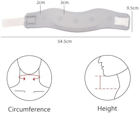 Neck Brace for Neck Pain & Support, Adjustable Neck Support, Soft Cervical Collar for Vertebrae Stable, Keep Vertebrae Stable & Aligned, Cervical Spine Pressure Relief