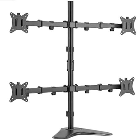 PUTORSEN Quad Monitor Stand for 4 Screens, 17-32", 19.8 lbs Each